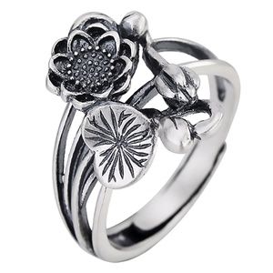 Princess Kylie 925 Sterling Silver Twin Flower of The Lily Ring